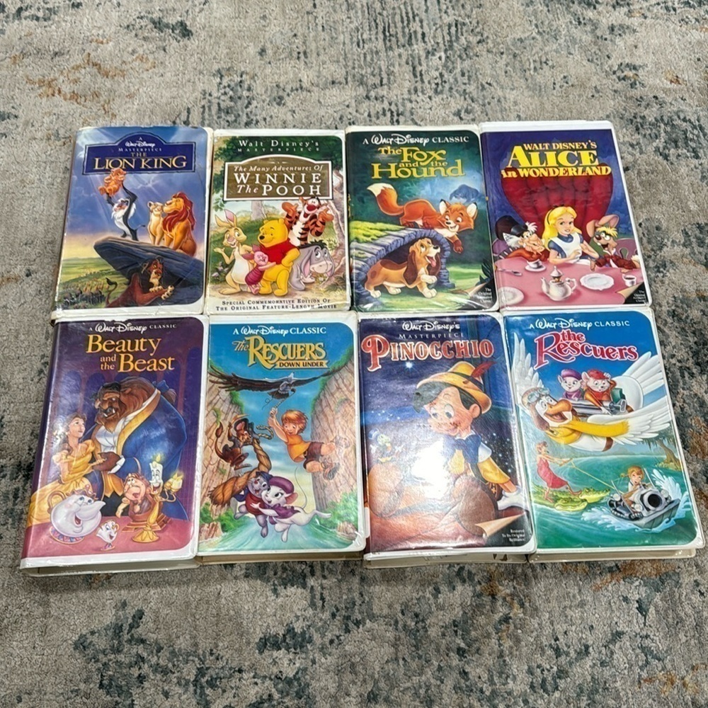 8‎ Disney VhS Tapes movies